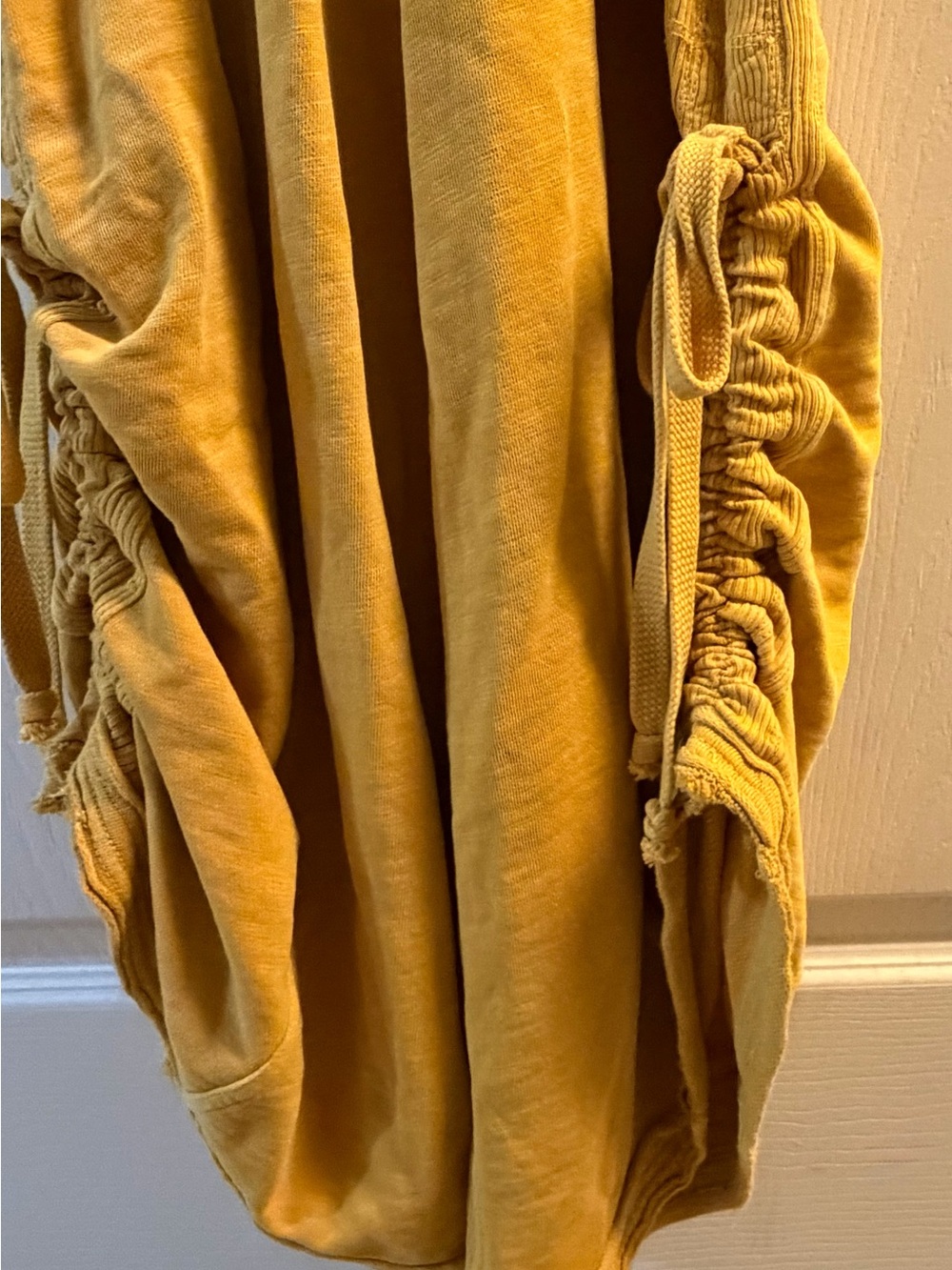 Daily Practice by Anthropologie Mustard Utility Cargo Jumpsuit XXS NWT $108 - Picture 7 of 8